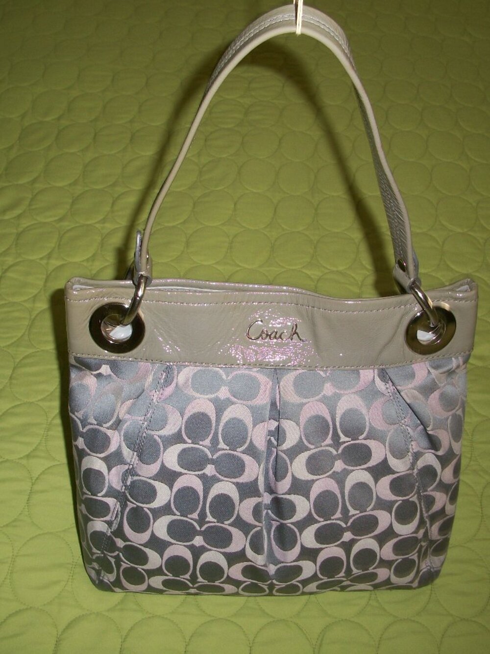 Coach Ashley Signature Logo Hobo Bag F18453